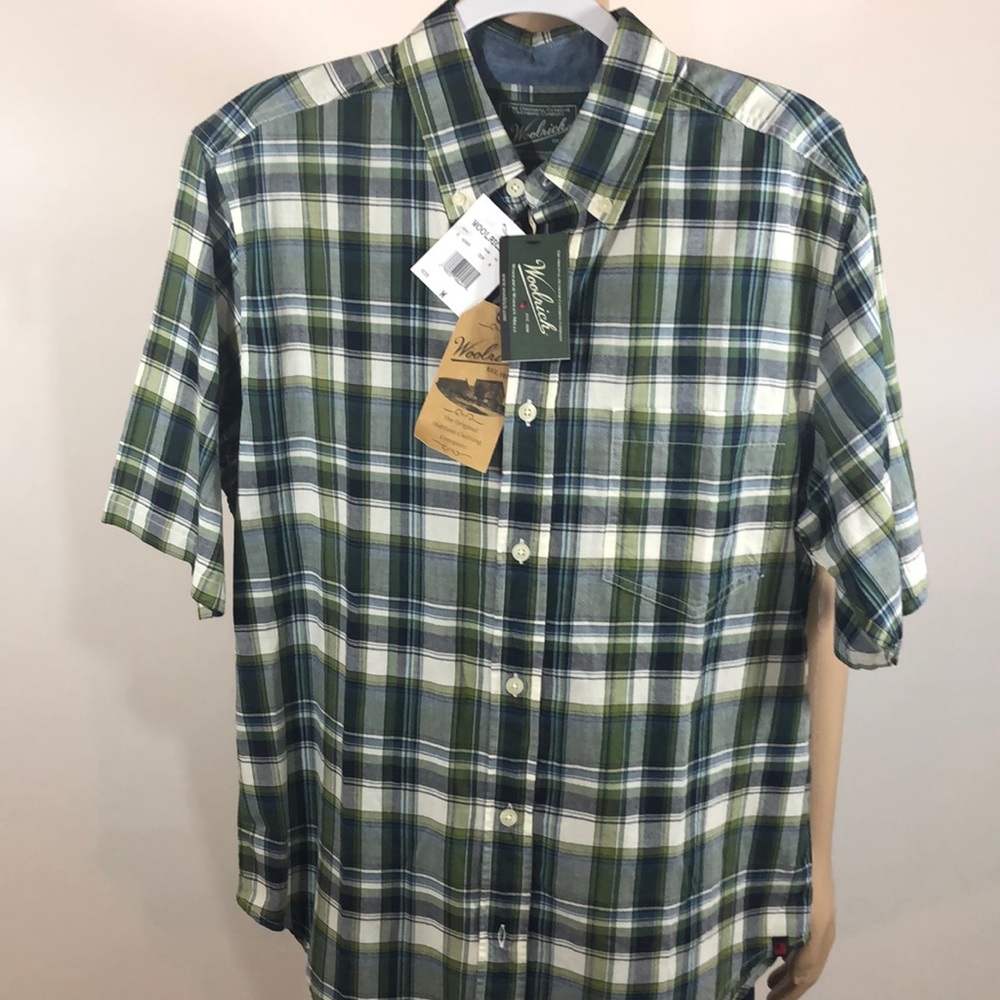 NWT organic Woolrich Men’s Short Sleeve Shirt